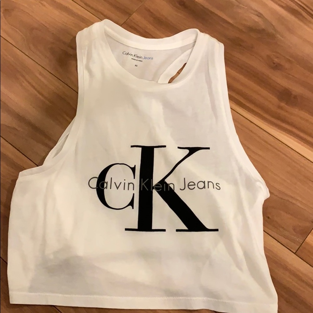 Cropped tank from cabin klein fits xs-s